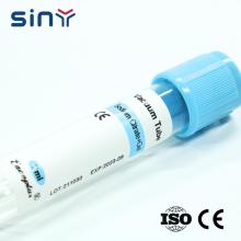 Tubo de citrato de sódio de 7 ml 3,2% com gel com gel