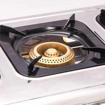 3 Burner Tabletop Gas Stove Stainless Steel