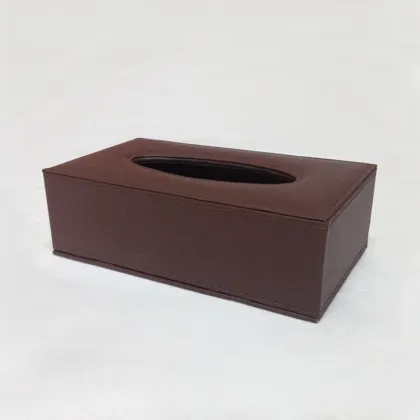 Ivory White Rectangle Paper Cardboard Tissue Box