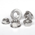 Stainless steel hexagon nuts with washer