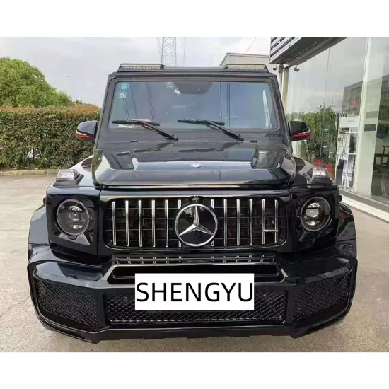 Car Body Parts Upgrade: Benz G W463 2000-2018 to W464 BRA-BUS 2019-2023 Bumpers, Lamps, Hood, Grille