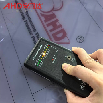 Visualización de láminas de PVC transparente ESD antiestática