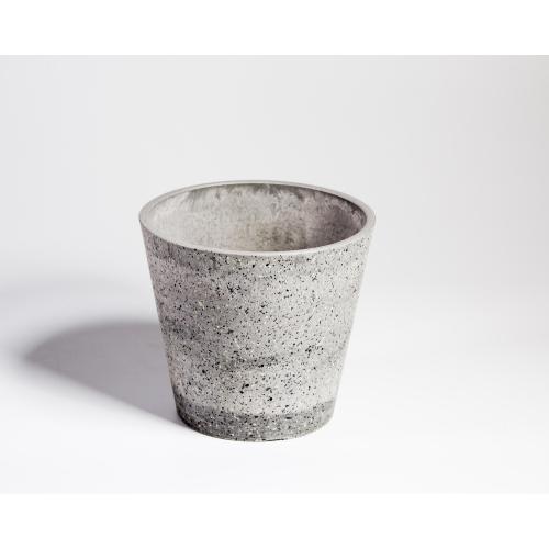 Vaso de flores elegante com face de mármore