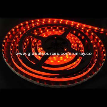 LED Flexible Strip Light, 12V DC, IP65, 12W/M, Epistar 5050 SMD Chip, 2-year Warranty, China Factory