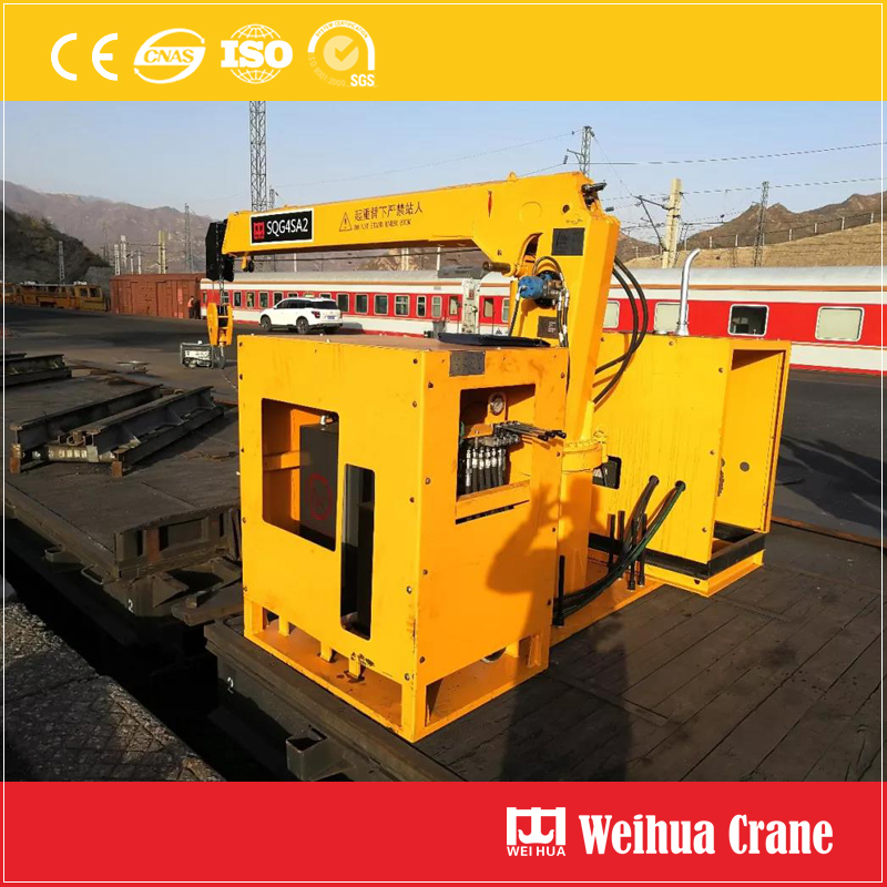 Railway Track Collection Crane