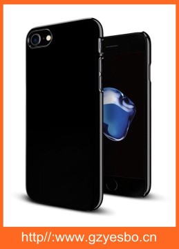 Factory new jet black pc cover case for iphone 6/S 7 plus
