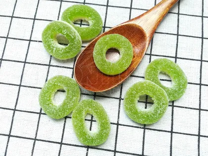 Sour Apple Ring Gummy Ring Soft Candy
