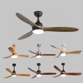 Modern decorative full copper motor wood ceiling fan