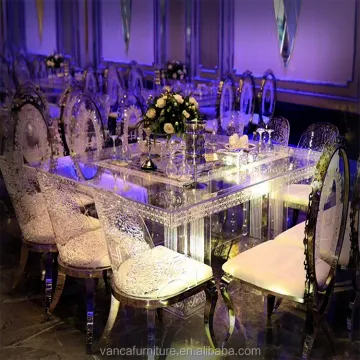 Crystal Acrylic Wedding Table Design for Sale