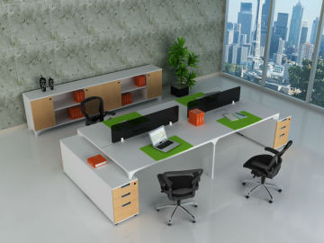 Gree latest trade assurance customized OEM factory direct price green material open office workstation