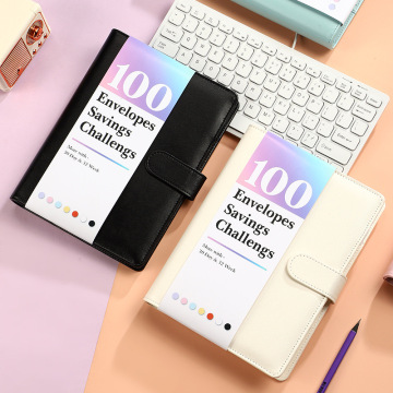 100 Envelopes Money Saving Challenge Binder A5 - Savings Budget Organizer