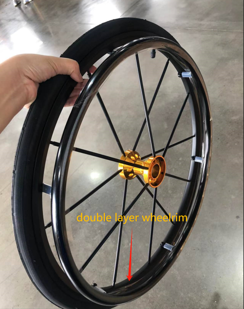 ：Double-layer Wheel Rim for Wheelchair with Long-Lasting Durability