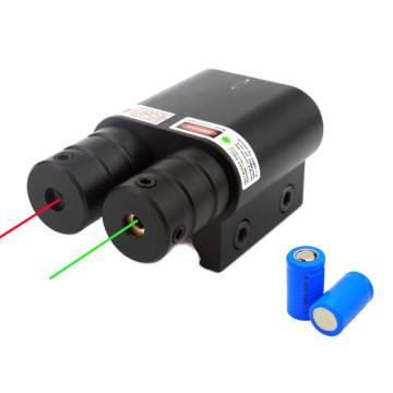 LUGER Compact Multi-Color Laser Sight & LED Flashlight Combo for Hunting