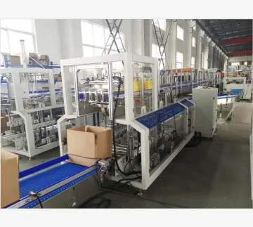 Round and Square Bottle Carton Packer Machine