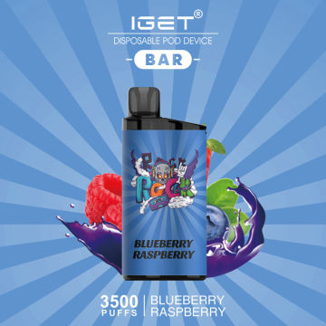 3500puffs Iget Bar Velepable Vape 13 Γεύσεις E-Juice