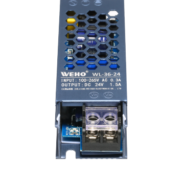 High-Power LED Power Supplies for Various Light Strip Capacities: 36W, 60W, 100W, 150W, 200W, 300W, 400W, 24V Single Output