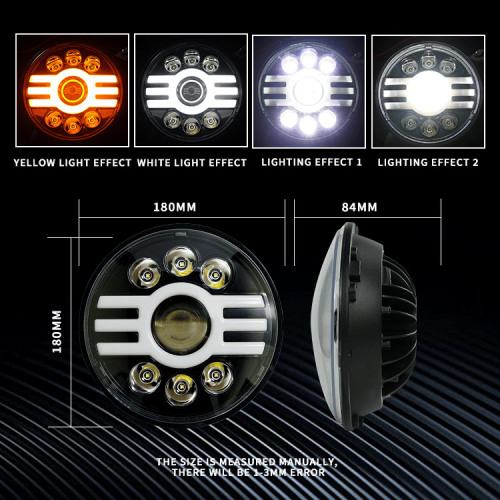 2 Color Car Led Headlight Motorcycle