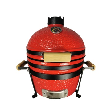 Kimstone 16 Inch Ceramic Kamado Grill: Charcoal BBQ Grill and Smoker