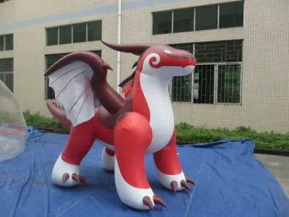 2015Most popular pvc red giant Zenith Dragon type giant inflatable Zenith Dragon