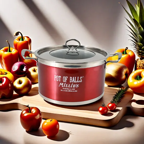 Preferential Pricing on Stainless Steel Color Cooking Pot with Glass Cover