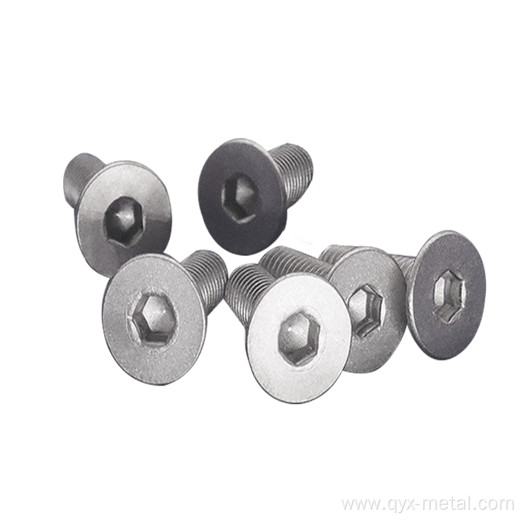 High Quality Titanium Countersunk Head Bolts for Vehicles