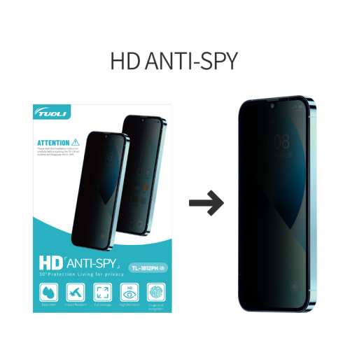 OEM anti-spy 휴대 전화 화면 보호기