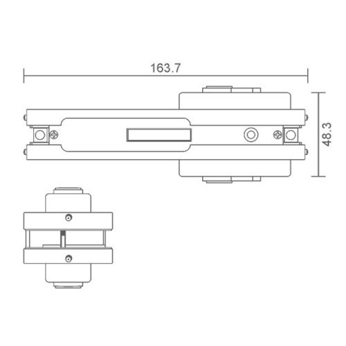 Edelstahl -Glasschlossklemmezubehör
