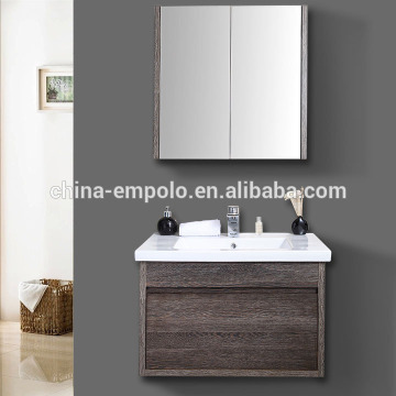 European modern design wood MDF Ply wood wall mounted bathroom vanity EC808-76