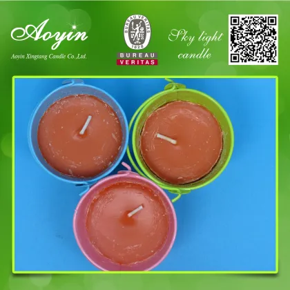 Mosquito repellent candle with citronella fragrance