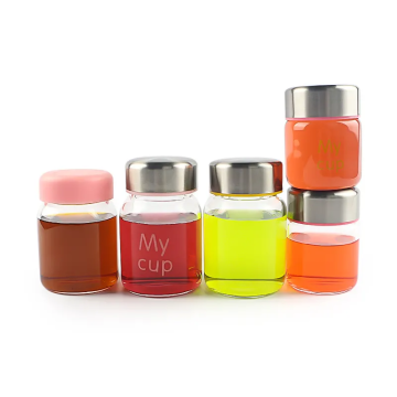 High Borosilicate 130ml Beverage Glass Bottle
