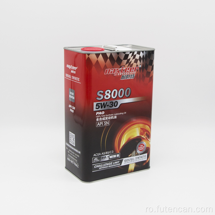 Cutie metalica de 4 litri pentru cutie de ulei lubrifiant