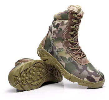 Durable Waterproof Camouflage Hiking and Mountaineering Boots