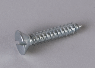 DIN7972 CSK Slotted head taping screws