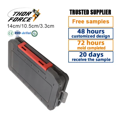 Wholesale Large ABS 185g Double Side Open Drainable Luya Bait Box - THORFORCE OEM/ODM