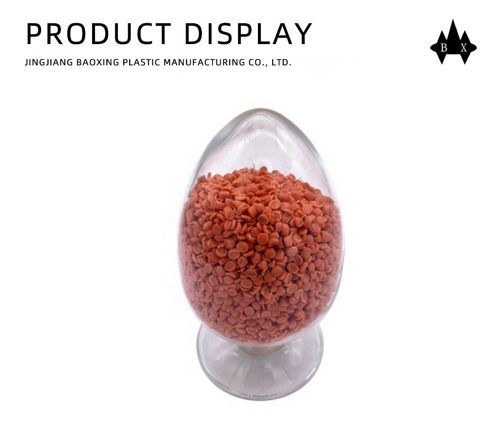 IMG_5547 Fire-Retardant Orange-Red PVC Cable Granules X