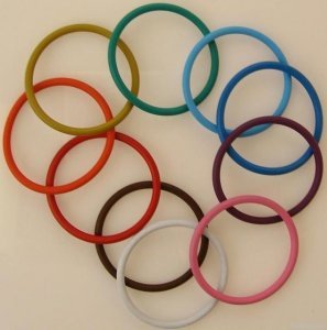 Rubber Colorful Wearable Customize O Ring