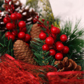 45CM Garland Arrangement Christmas Ornament Bowknot Snowflake Wreath Decorative Wreath Bow Christmas Decoration