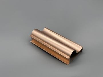 6063 Roségold eloxiertes dekoratives Aluminiumprofil