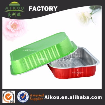 Plastic lids provided aluminum foil lunch box manufacturer