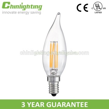 CA32 CA10 Candle light bulb LED edison filament bulbs UL CE Listed