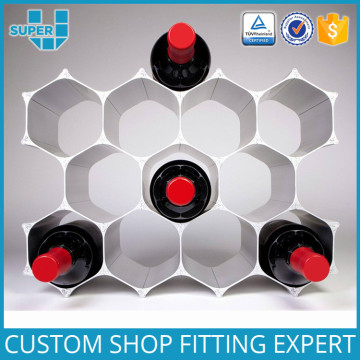 Custom Chain Store Metal 12 Bottle Bottle Wine Holder