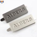 Metalen ambachten aangepaste kleine logo -tags