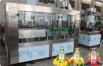 Glass Bottle Filler Machine Automatic Juice / Tea Bottling