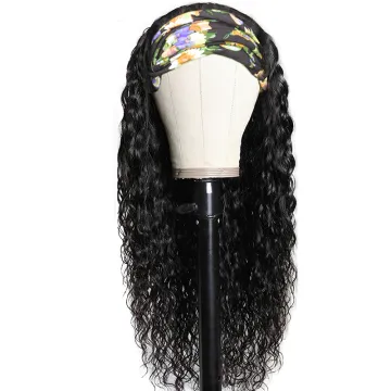 Headband Wigs 2021 Virgin Hair water wave Headband Wig Cuticle Aligned Hair Headband Wig for Women water wave