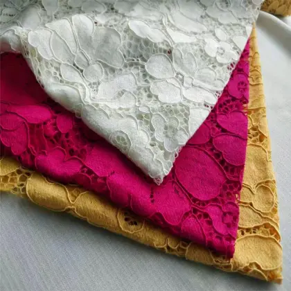 Nylon Cotton Rayon Flower Lace