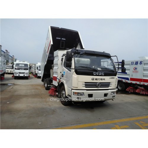 Les camions légers de Dongfeng ont monté le balayeur de rue