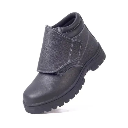 Leather Welding Industrial Construction Safety Shoes Boot
