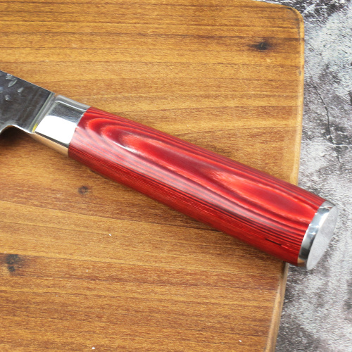 Damascus Steel Wood Ergonomics Handle knife