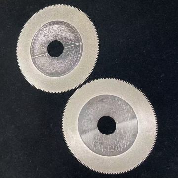 250mm Electroplated Cutting Blade HSS Body with TiN Coating for Automotive Rubber Sealing Strip Cutting