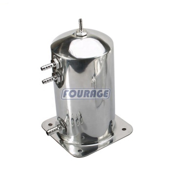 High Polished Aluminum 2.5L Fuel Surge Tank for Bosch 044 Pump